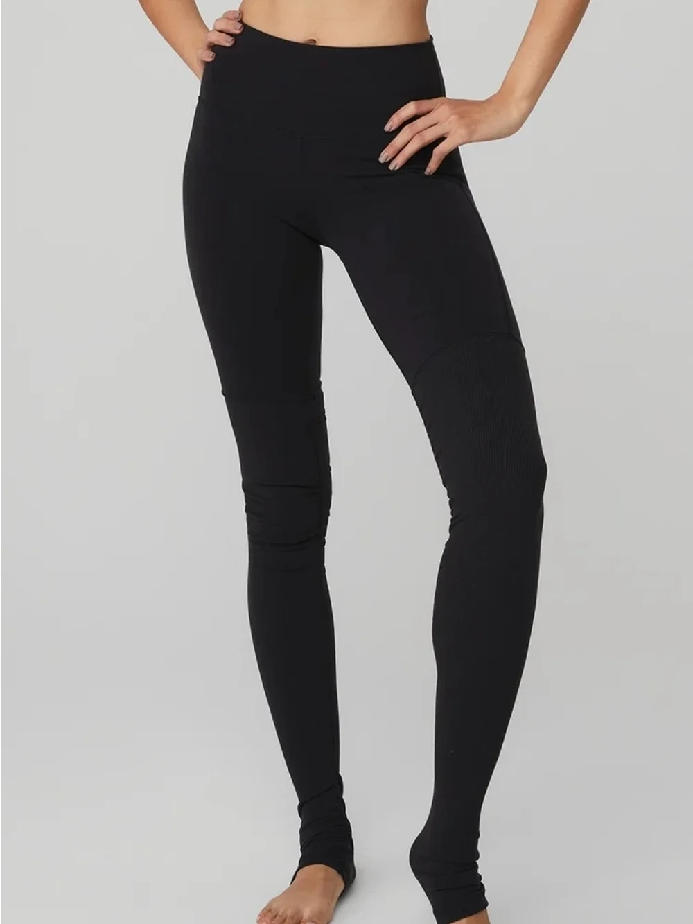 ALO Yoga Goddess Black High-Waist Leggings Sz S
